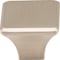 Jeffrey Alexander 1-1/4" Overall Length Satin Nickel Square Marlo Cabinet Knob 972L-SN - alternate 6